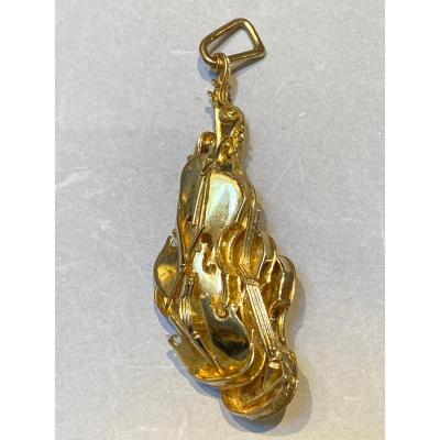 Arman, Great Anger Pendant In Vermeil