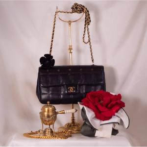 Sac en bandoulière  Chanel Camélia En Cuir Véritable 