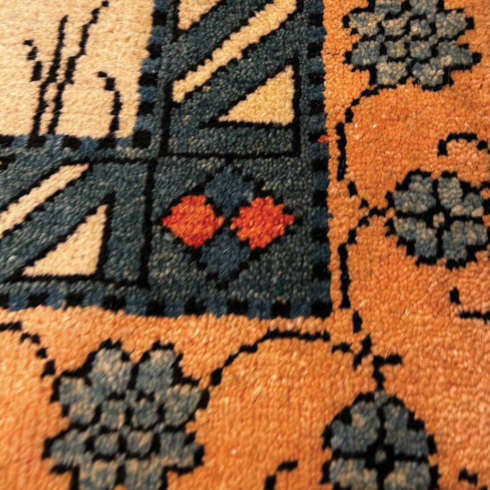 Turkish Wool Carpet With Dinosaur Design, 347 X 255 Cm-photo-2