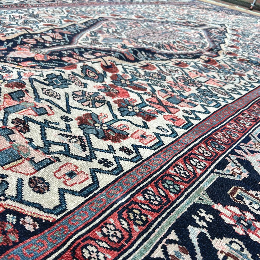 Tapis ancien persan Sarab | 80 Ans | Laine | 340 x 215 cm-photo-2