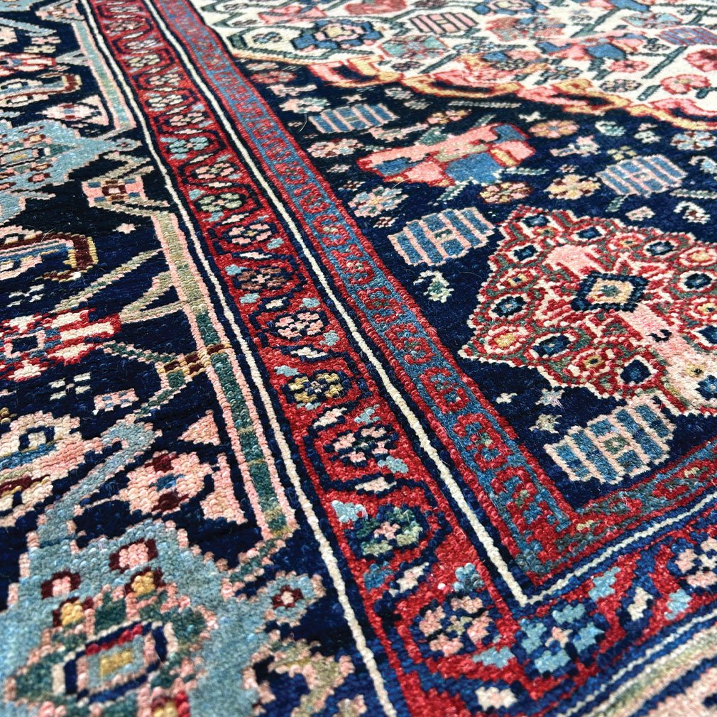 Tapis ancien persan Sarab | 80 Ans | Laine | 340 x 215 cm-photo-4