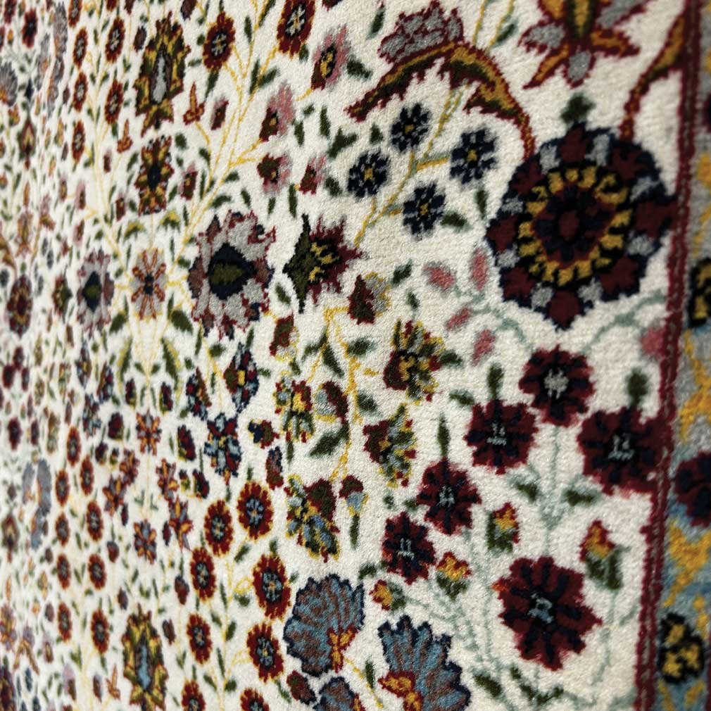 Tapis Hereke 1000 Fleurs en Laine – Tapis Turc d’Exception – 300 x 195 cm-photo-2