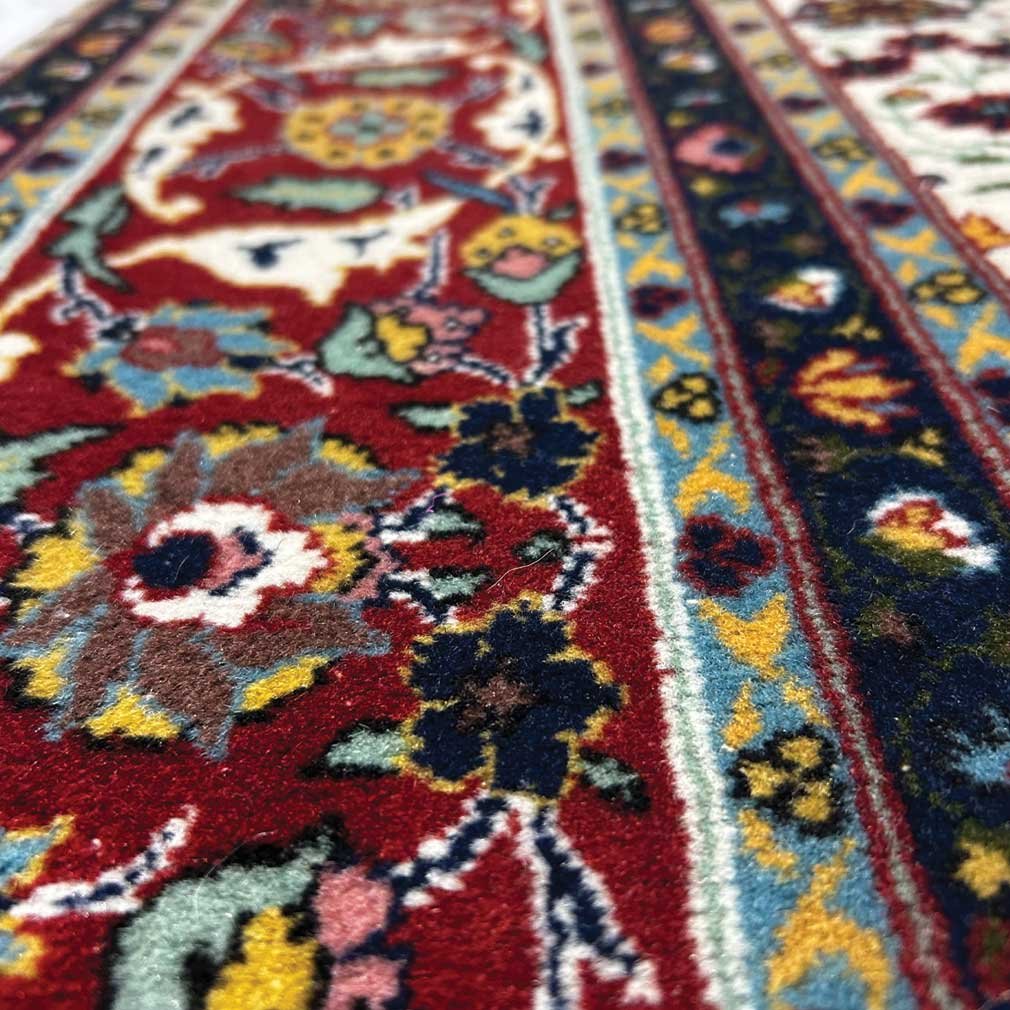 Tapis Hereke 1000 Fleurs en Laine – Tapis Turc d’Exception – 300 x 195 cm-photo-3