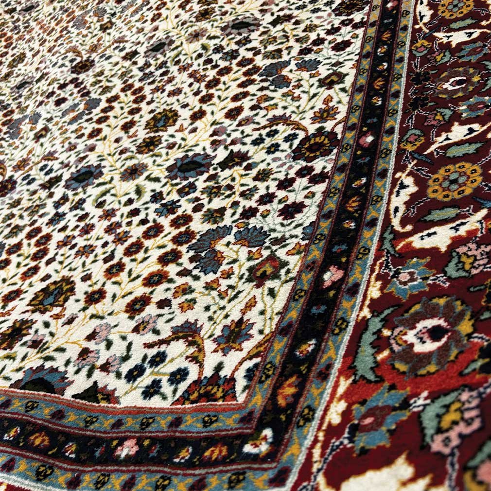 Tapis Hereke 1000 Fleurs en Laine – Tapis Turc d’Exception – 300 x 195 cm-photo-4