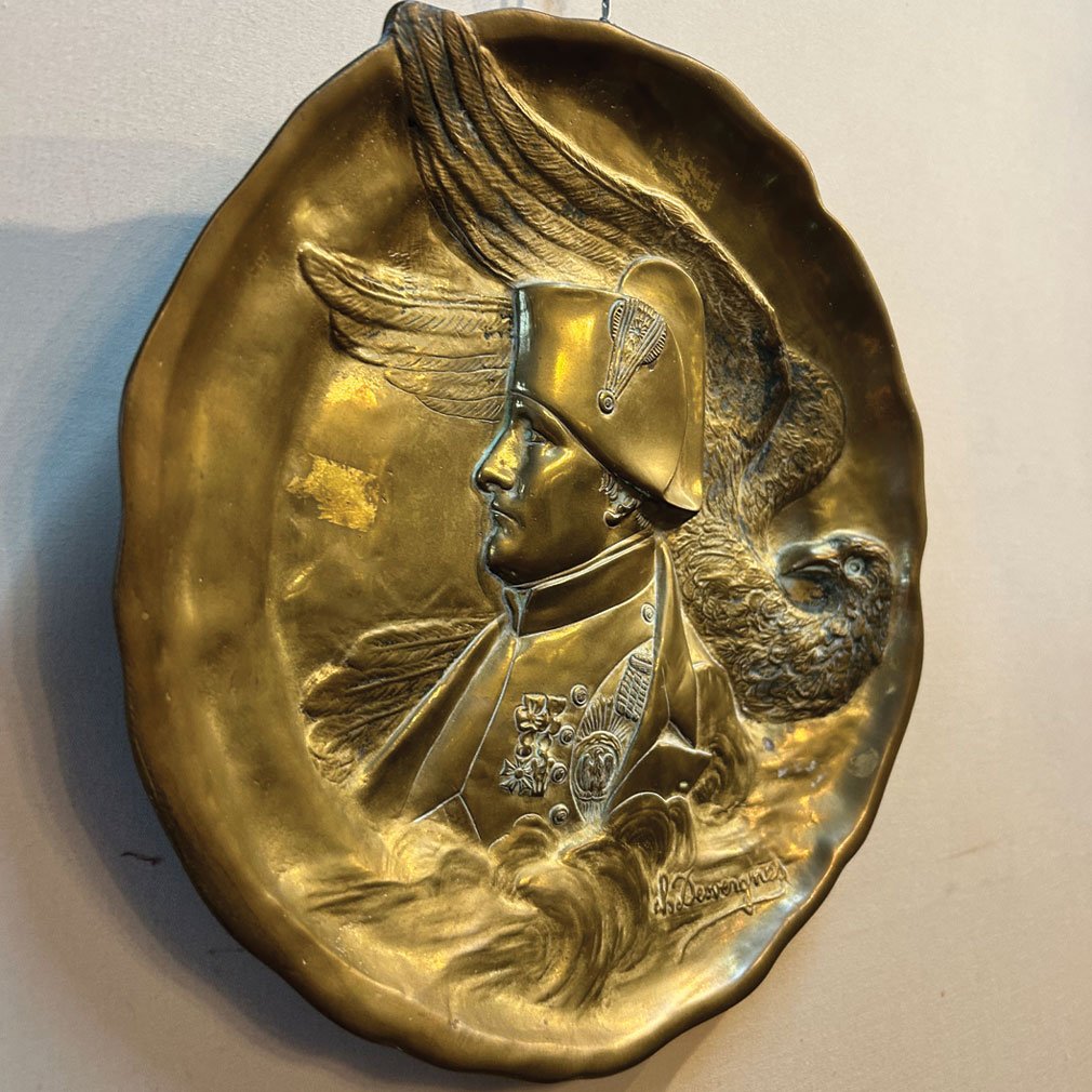 Relief Of Napoleon I, Signed By Ch. Desvergnes-photo-3