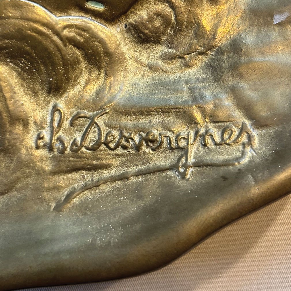 Relief Of Napoleon I, Signed By Ch. Desvergnes-photo-1
