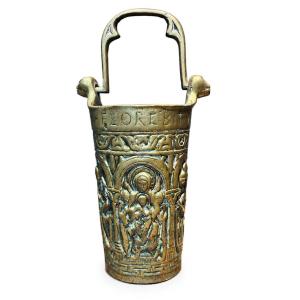 Seau À Eau Bénite En Bronze, Modèle 1551
