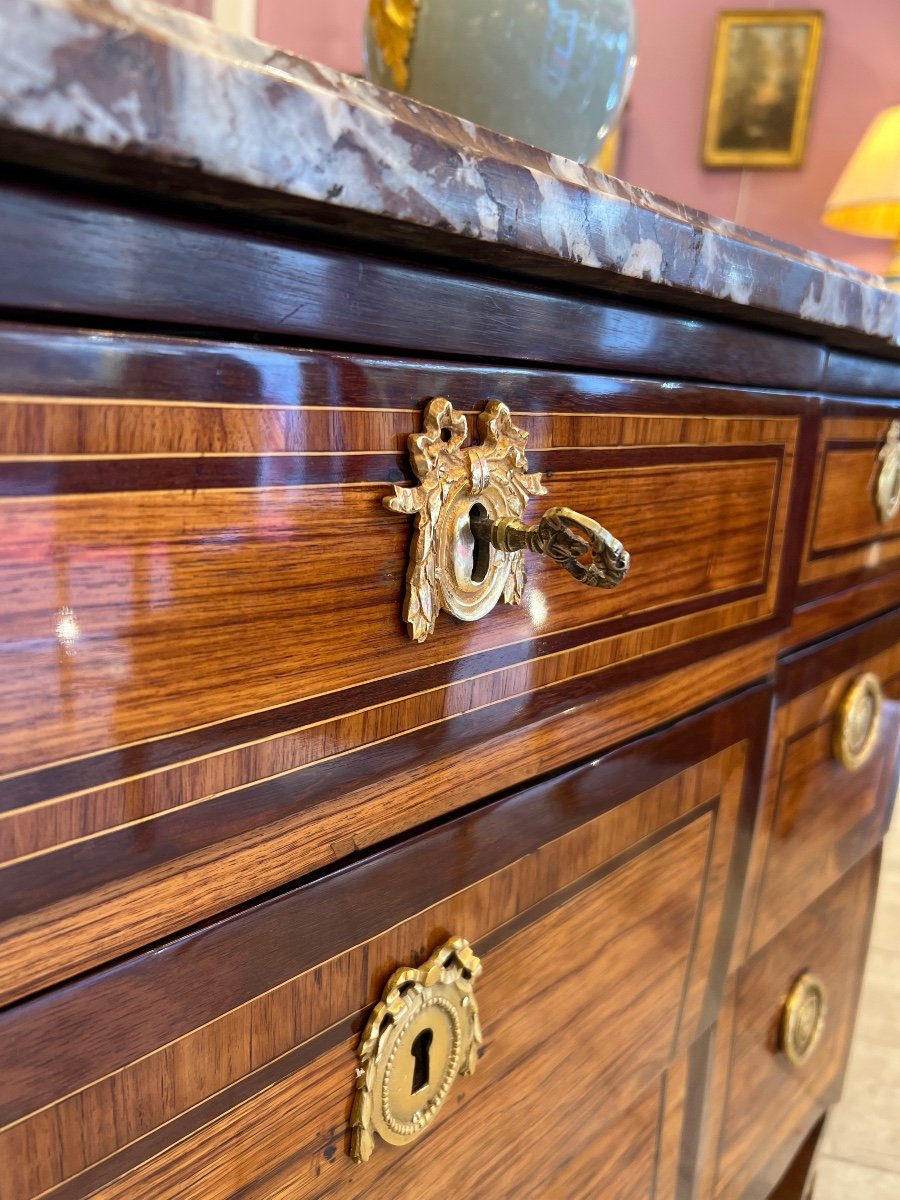 Louis XV / Louis XVI Transition Period Commode-photo-5