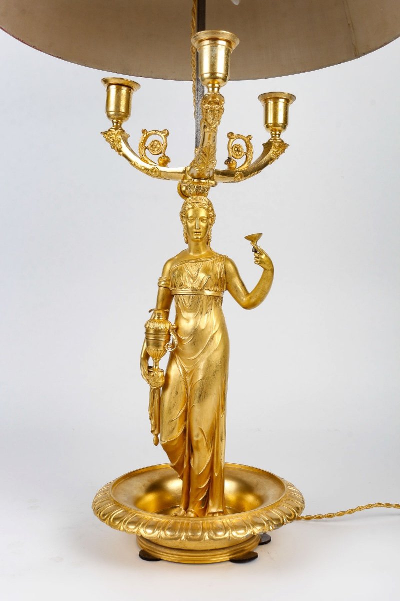 Empire Period Hot Water Bottle Lamp-photo-2
