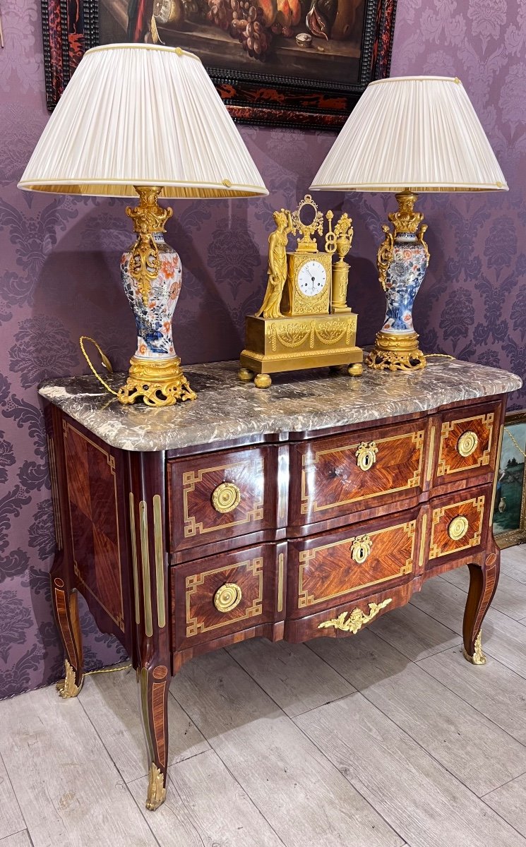 Commode D’époque Transition Louis XV / Louis XVI -photo-2