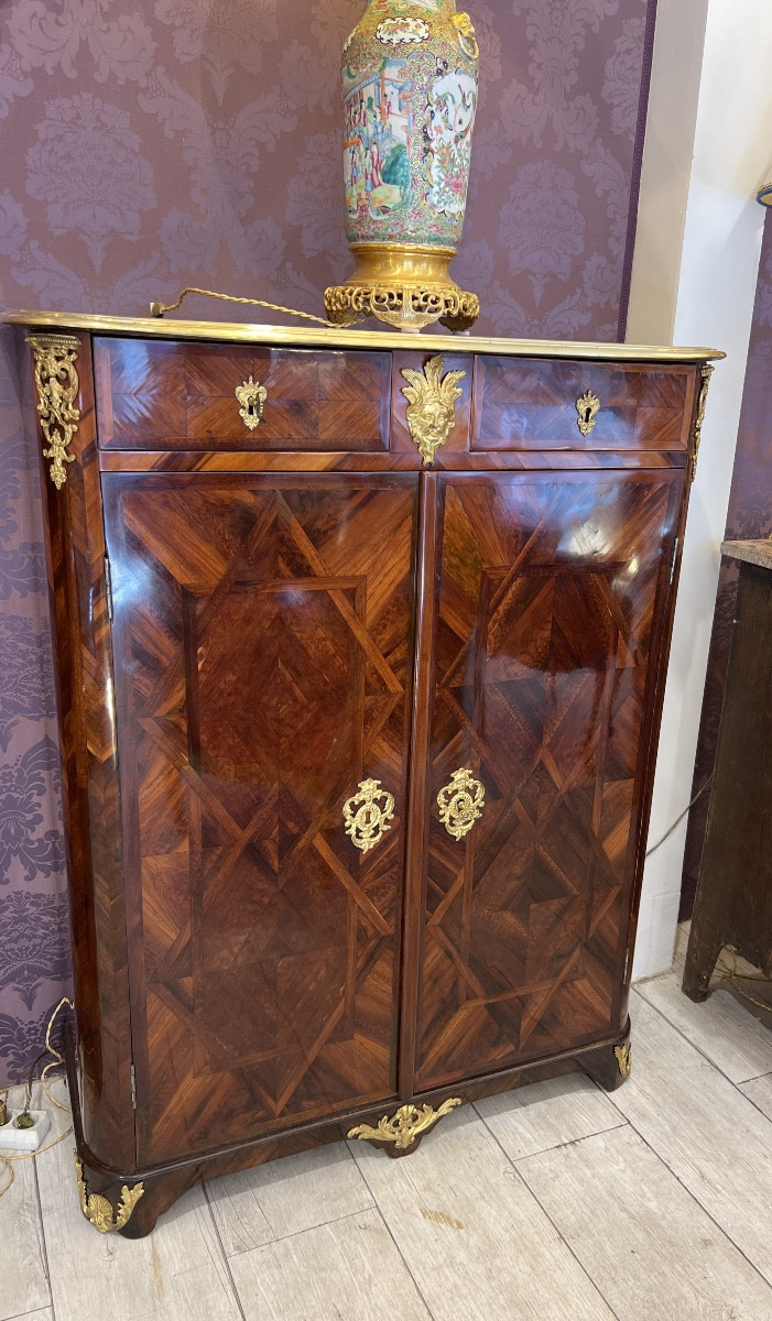 Paire de petites armoires d’époque Louis XIV -photo-2