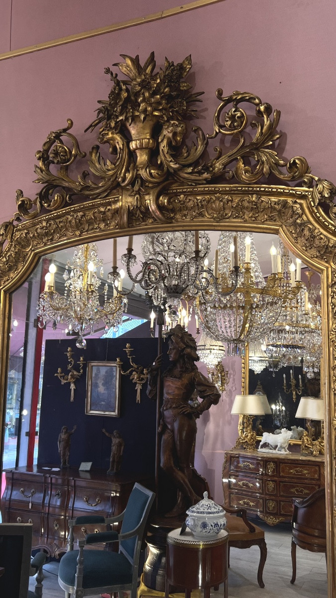 Large Fireplace Mirror-photo-2