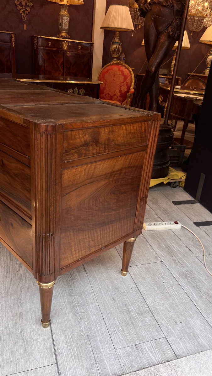 Commode époque Louis XVI estampillée Ancellet-photo-5