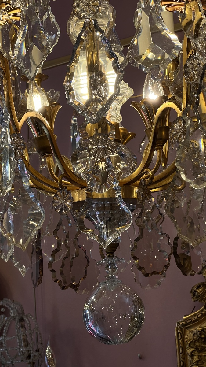 Gilded Bronze Chandelier -photo-3
