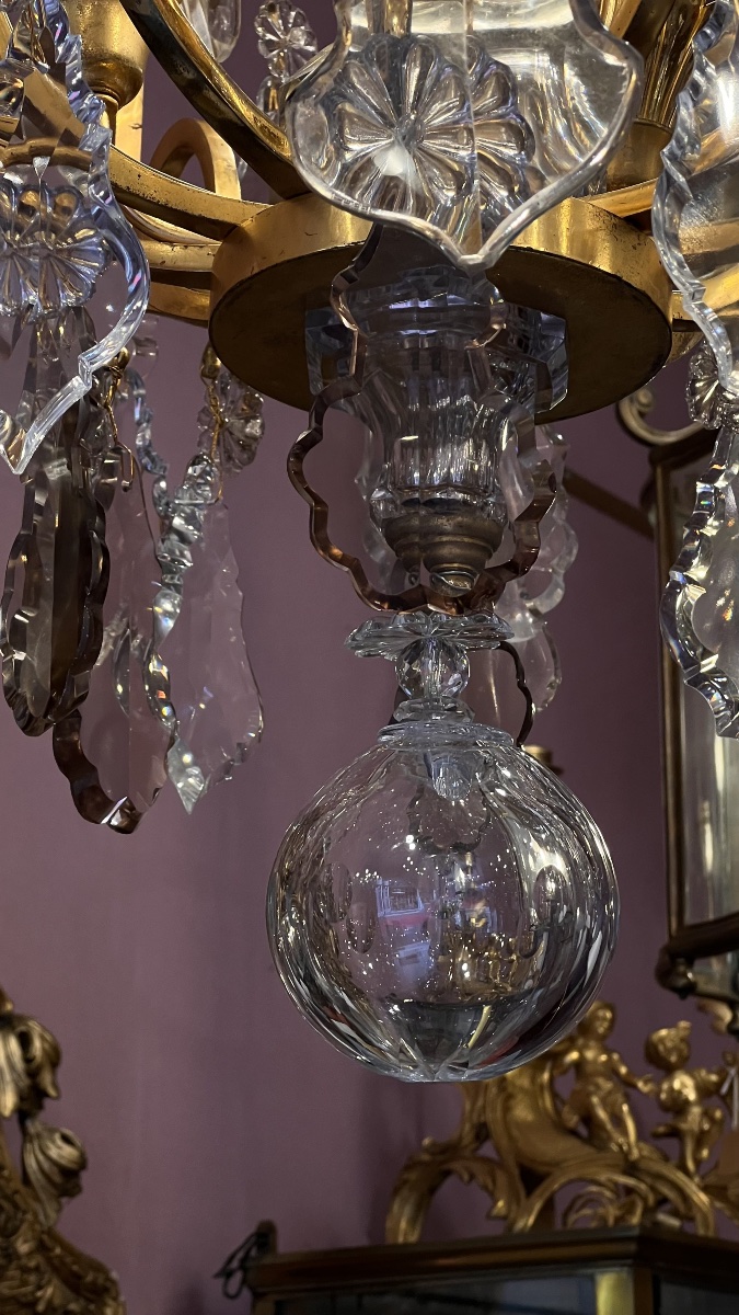 Gilded Bronze Chandelier -photo-4