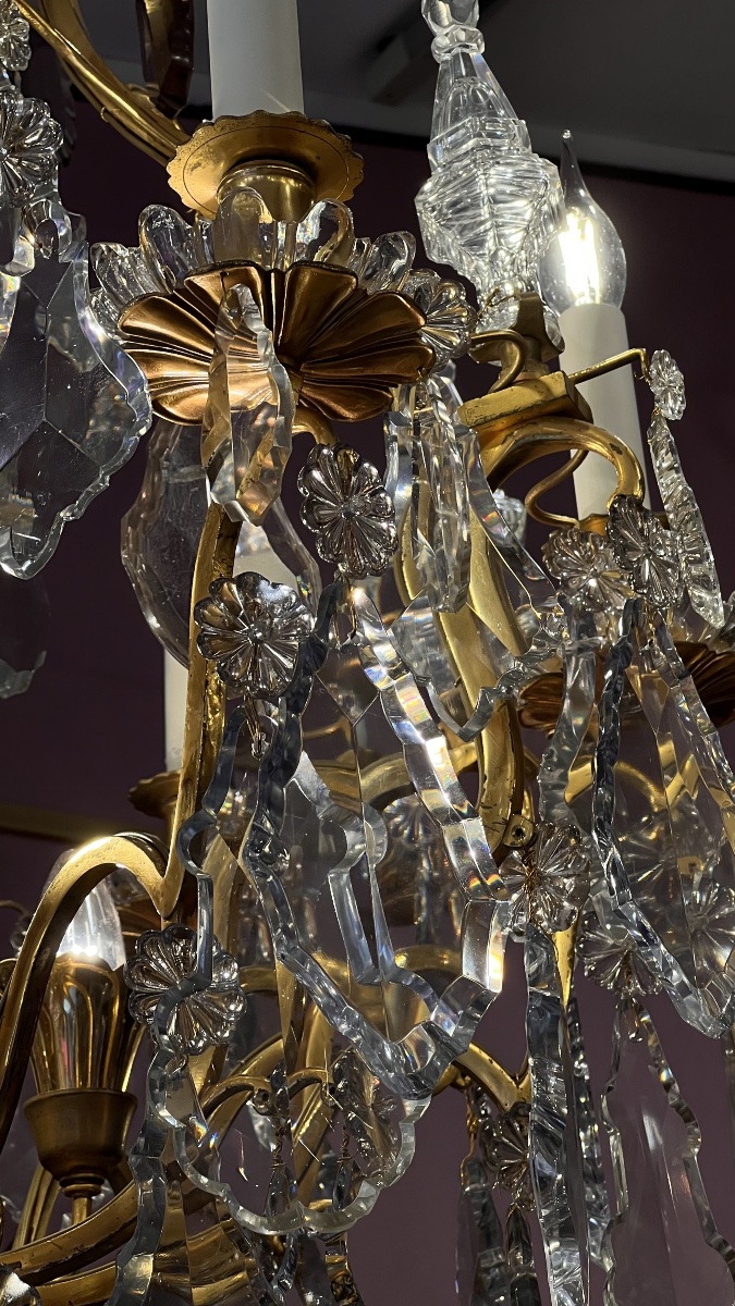 Gilded Bronze Chandelier -photo-1