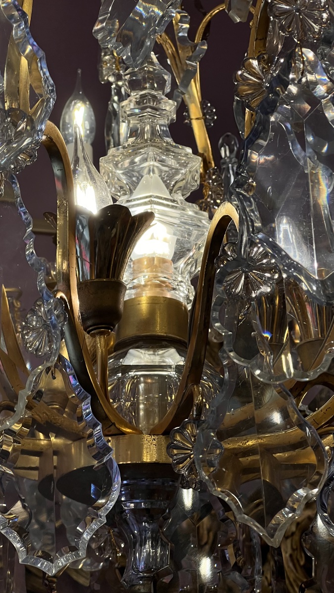Gilded Bronze Chandelier -photo-2