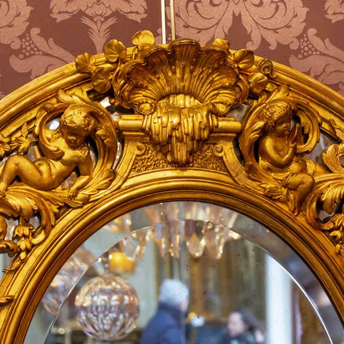 Napoleon III Oval Mirror-photo-2