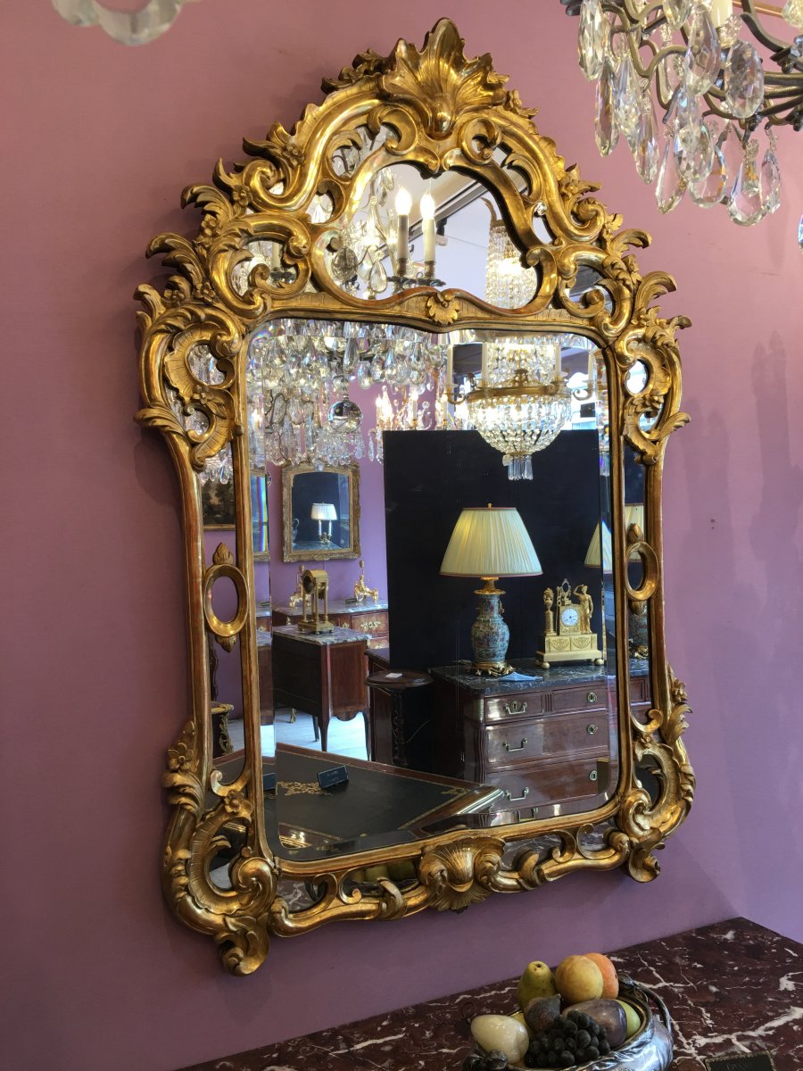 Louis XIV Style Mirror. Regency-photo-8