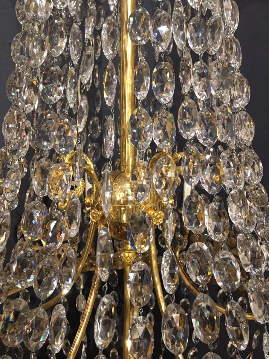 Lustre Montgolfière D’époque Empire -photo-4