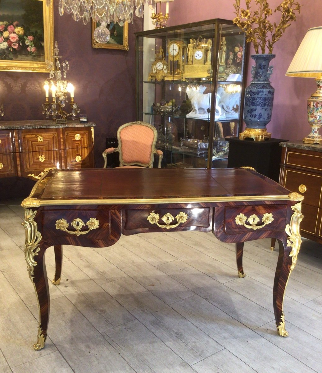 Bureau Plat D’époque Louis XV