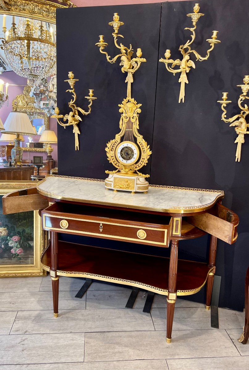 Console époque Louis XVI Estampillée De Birckel-photo-1
