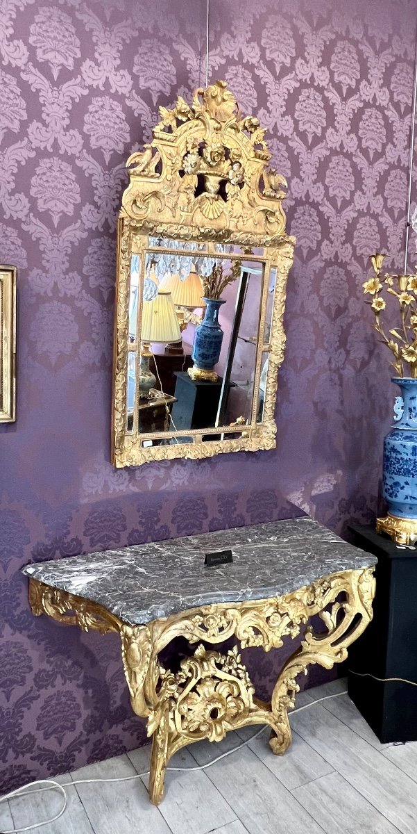 Regency Period Beaded Mirror-photo-2