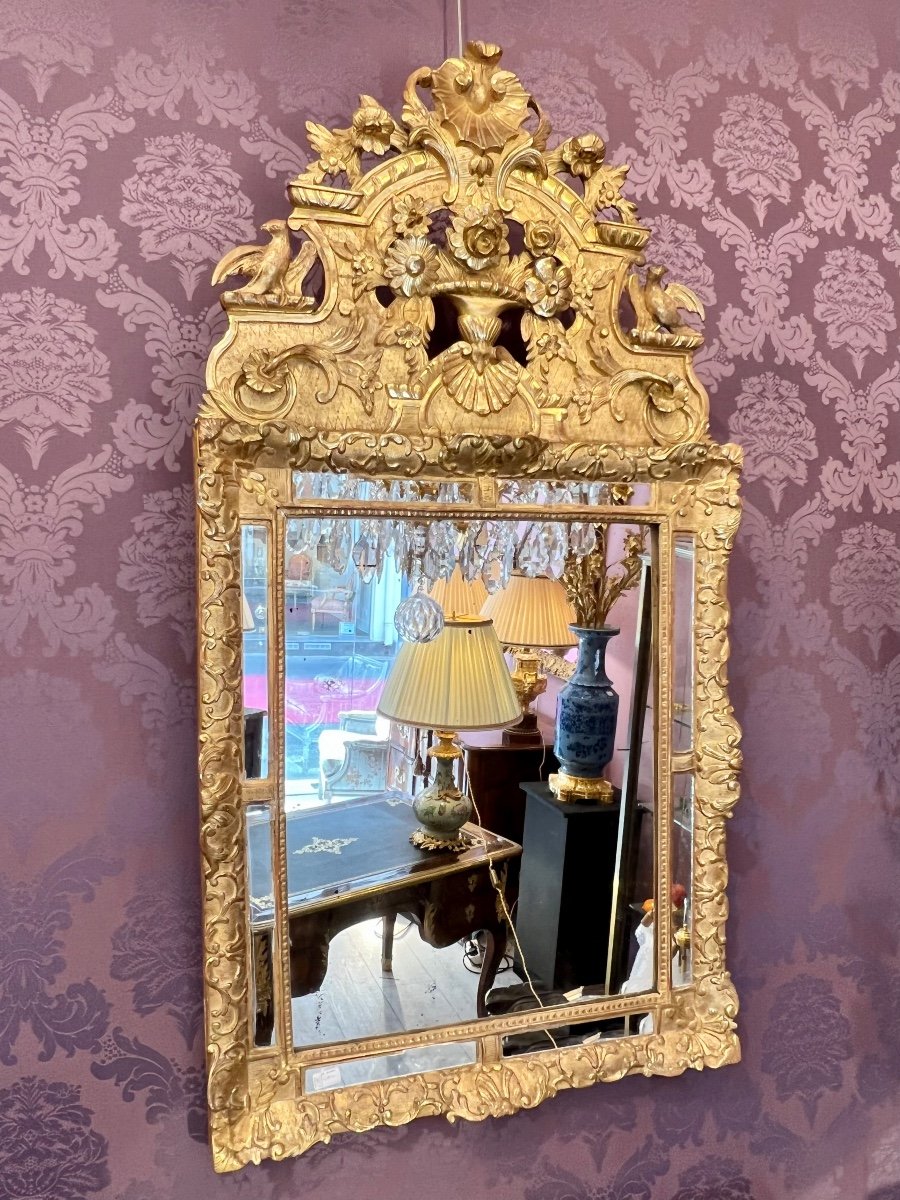 Regency Period Beaded Mirror