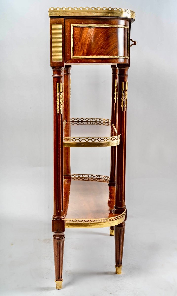 Louis XVI Period Console Stamped Louis Moreau-photo-1