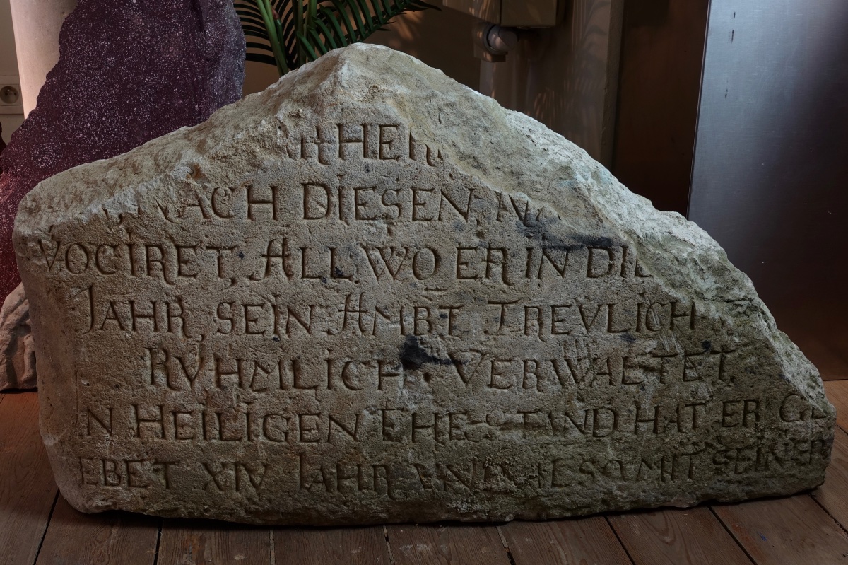 Medieval Inscription - Germany, 14th Century -photo-2