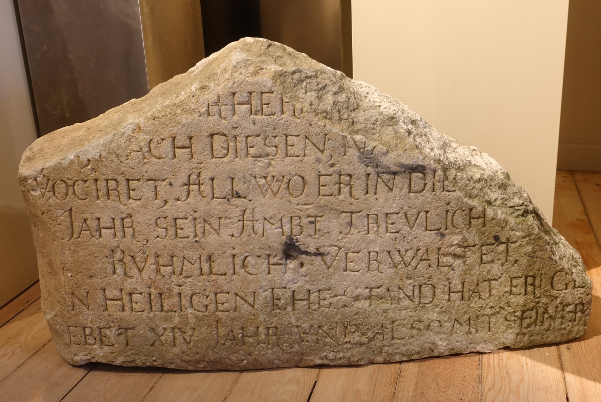 Medieval Inscription - Germany, 14th Century 