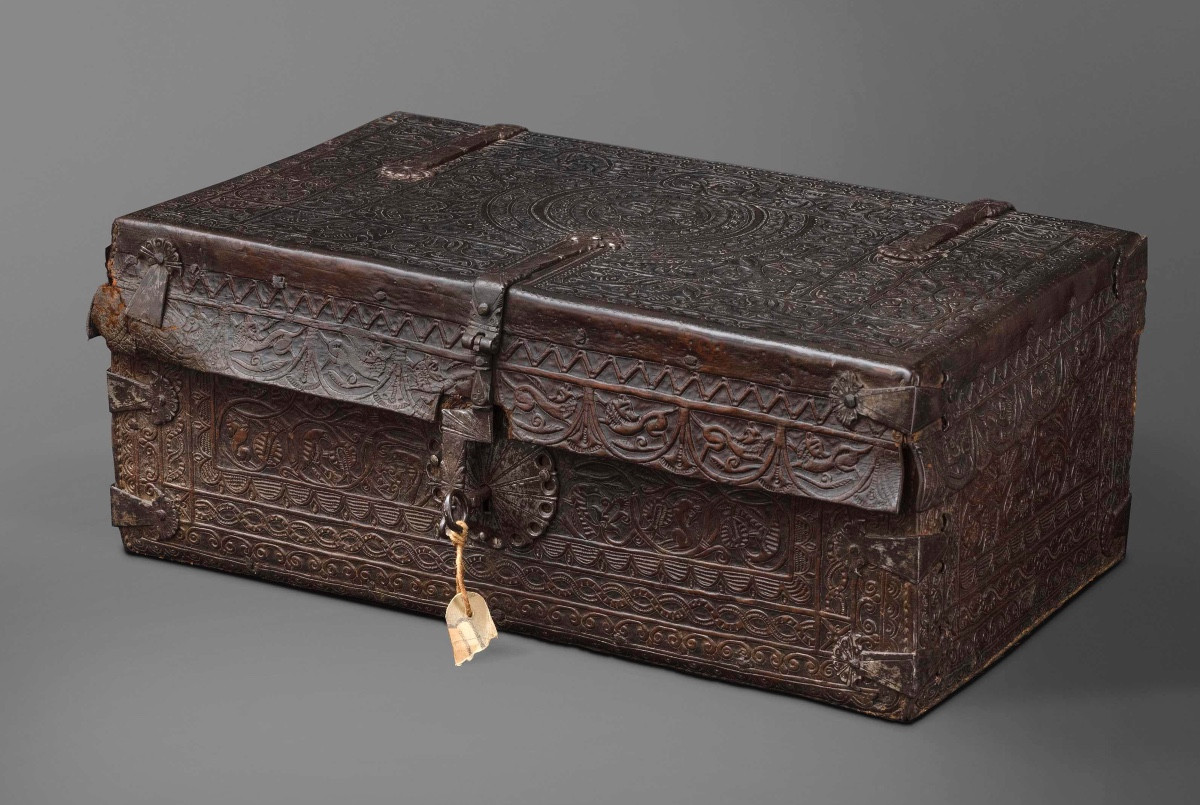 Boiled Leather Trunk - Spain, 17th Century