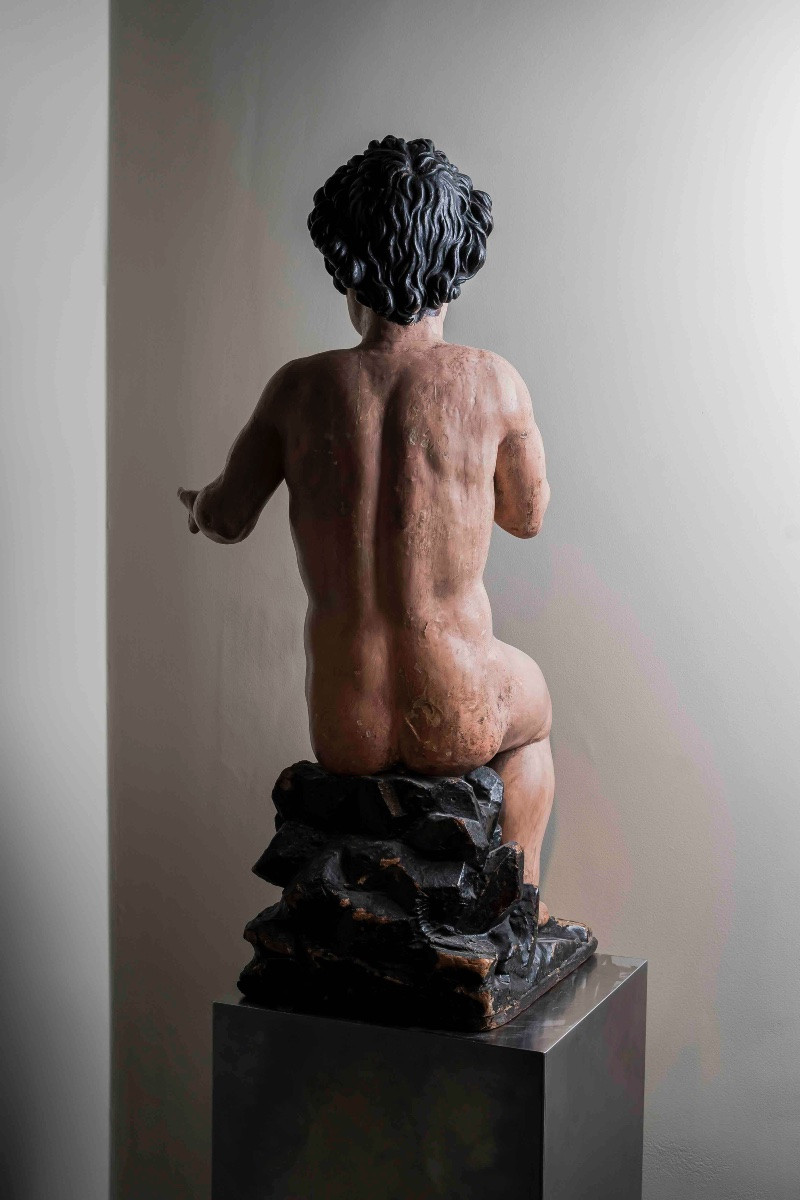 Circle Of Juan Martínez Montañés (1568–1649) - Infant Saint John The Baptist -photo-2