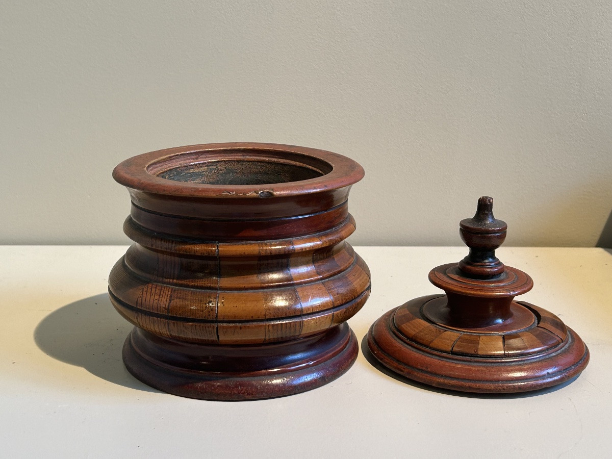 Two Tobacco Jars - Holland, 19th Century-photo-3