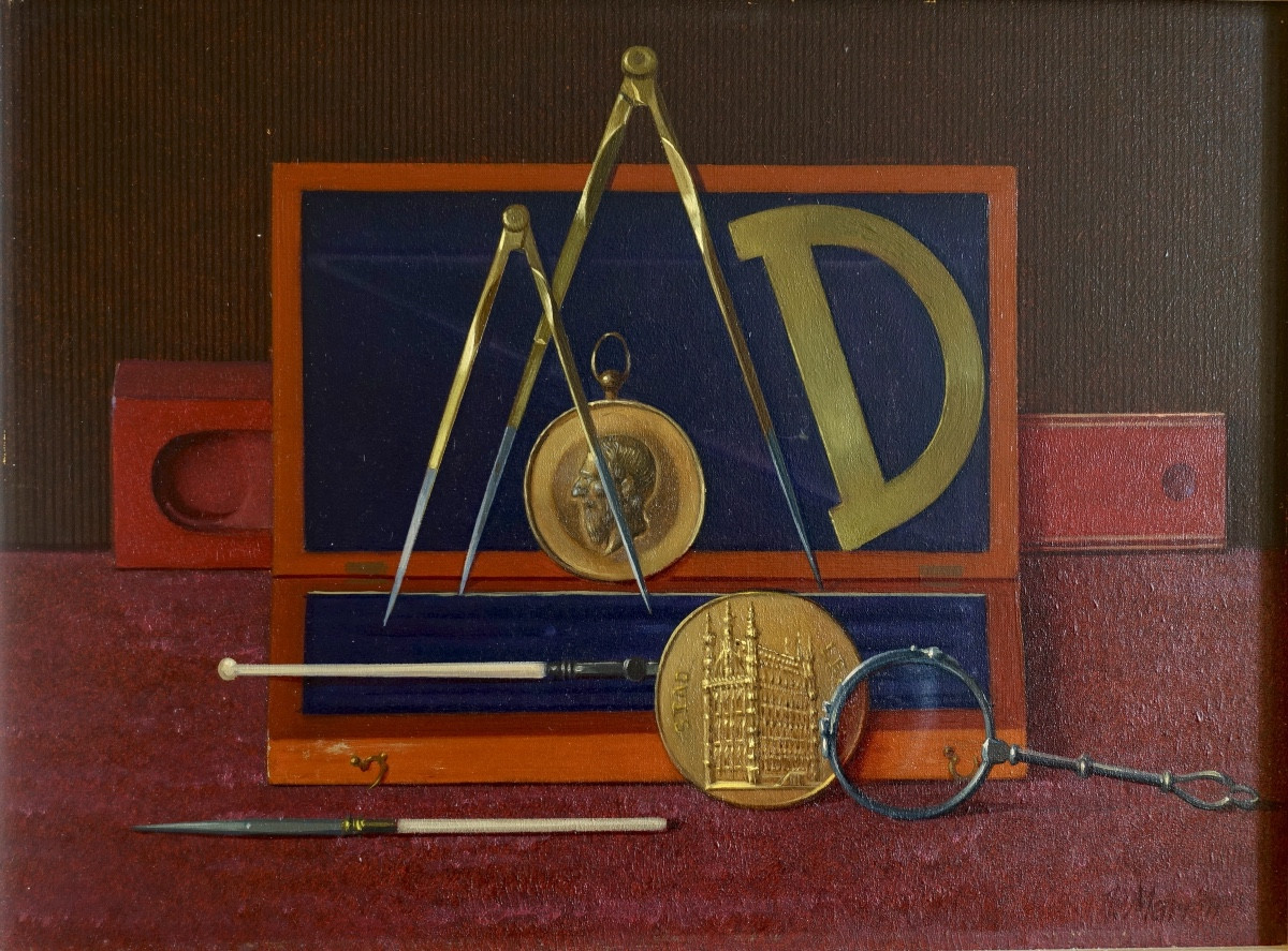 Paul Marien (1932)  - Les Attributs du Graveur, s.d. 
