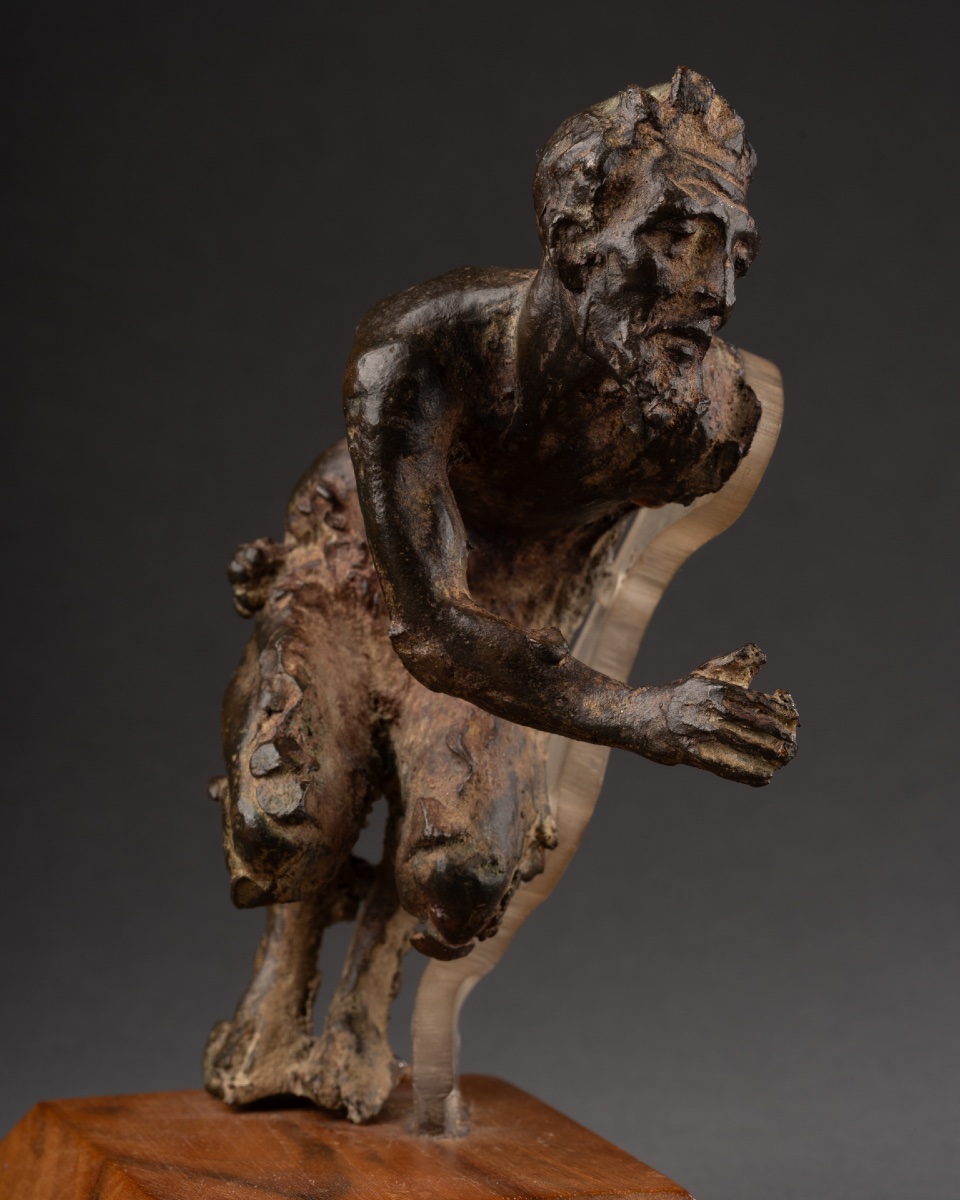 Study Of A Satyr - Italy, Early 19th Century-photo-4