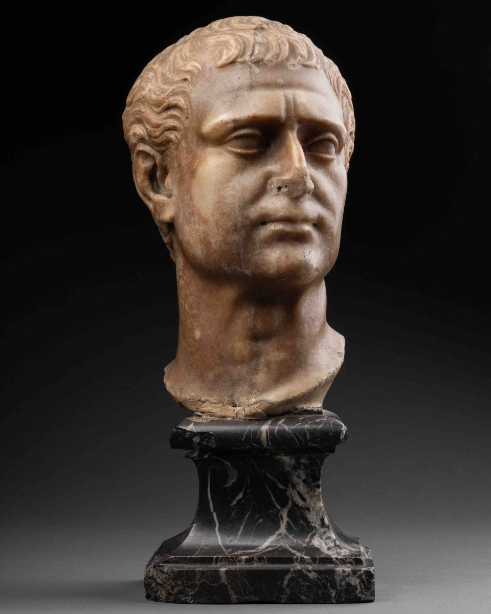 Marble Portrait - Northern Italy, 17th Century-photo-2