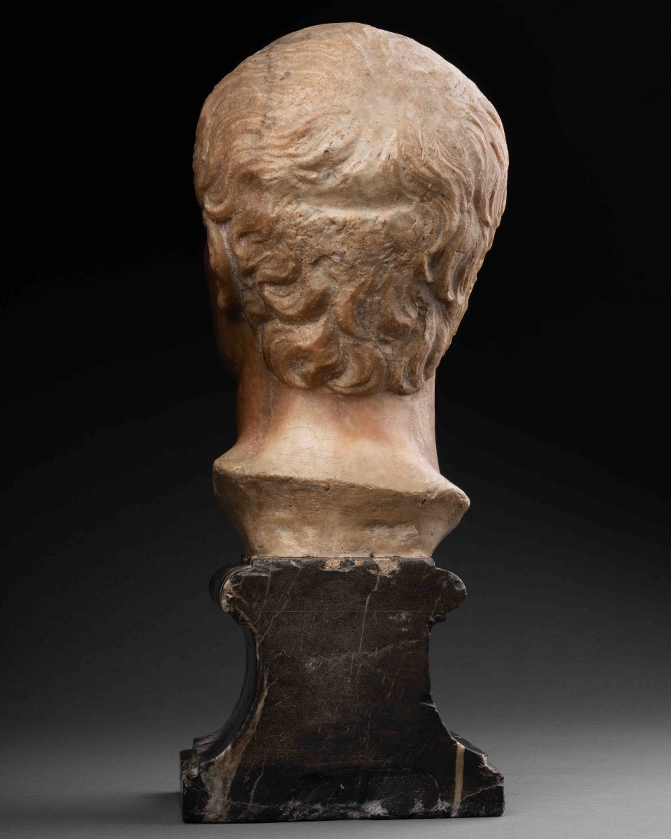 Marble Portrait - Northern Italy, 17th Century-photo-3