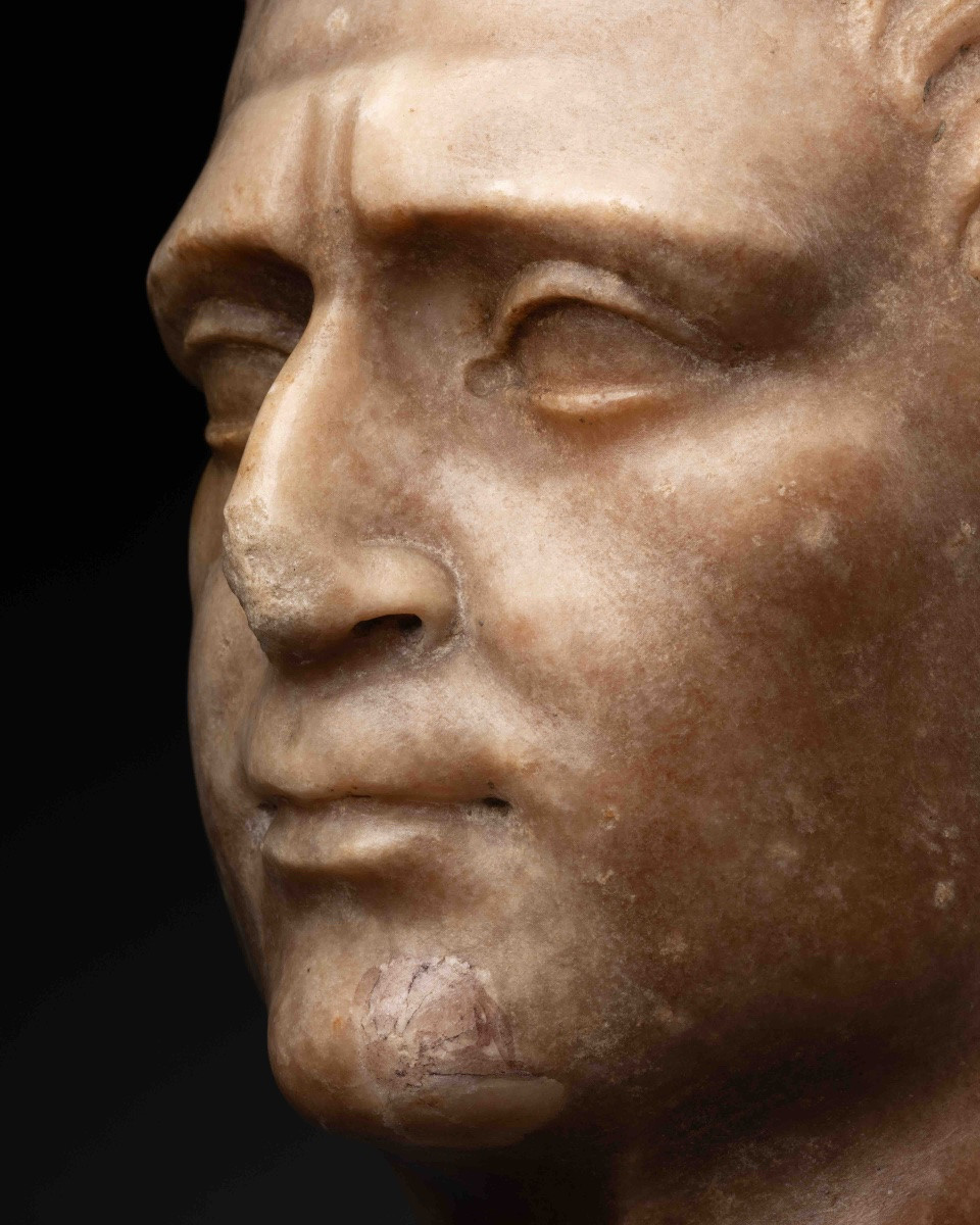 Marble Portrait - Northern Italy, 17th Century-photo-5