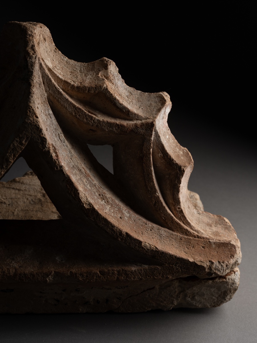 Trilobed Gable With Plain Copings -  france, 14th -photo-1