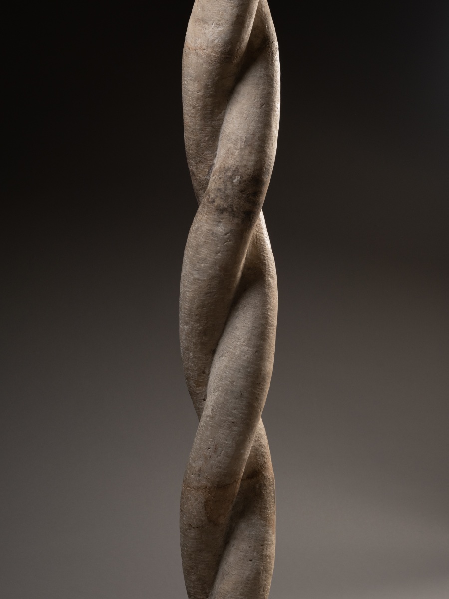 Cloister Torso Column With Hooked Capital - Italy, XIVᵉ Century-photo-4