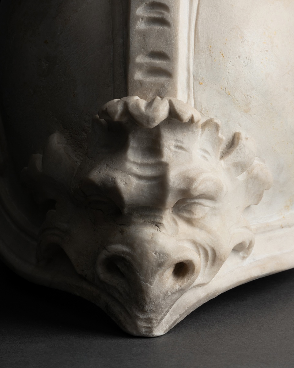 Casque en marbre - France, XVIIe siècle-photo-2