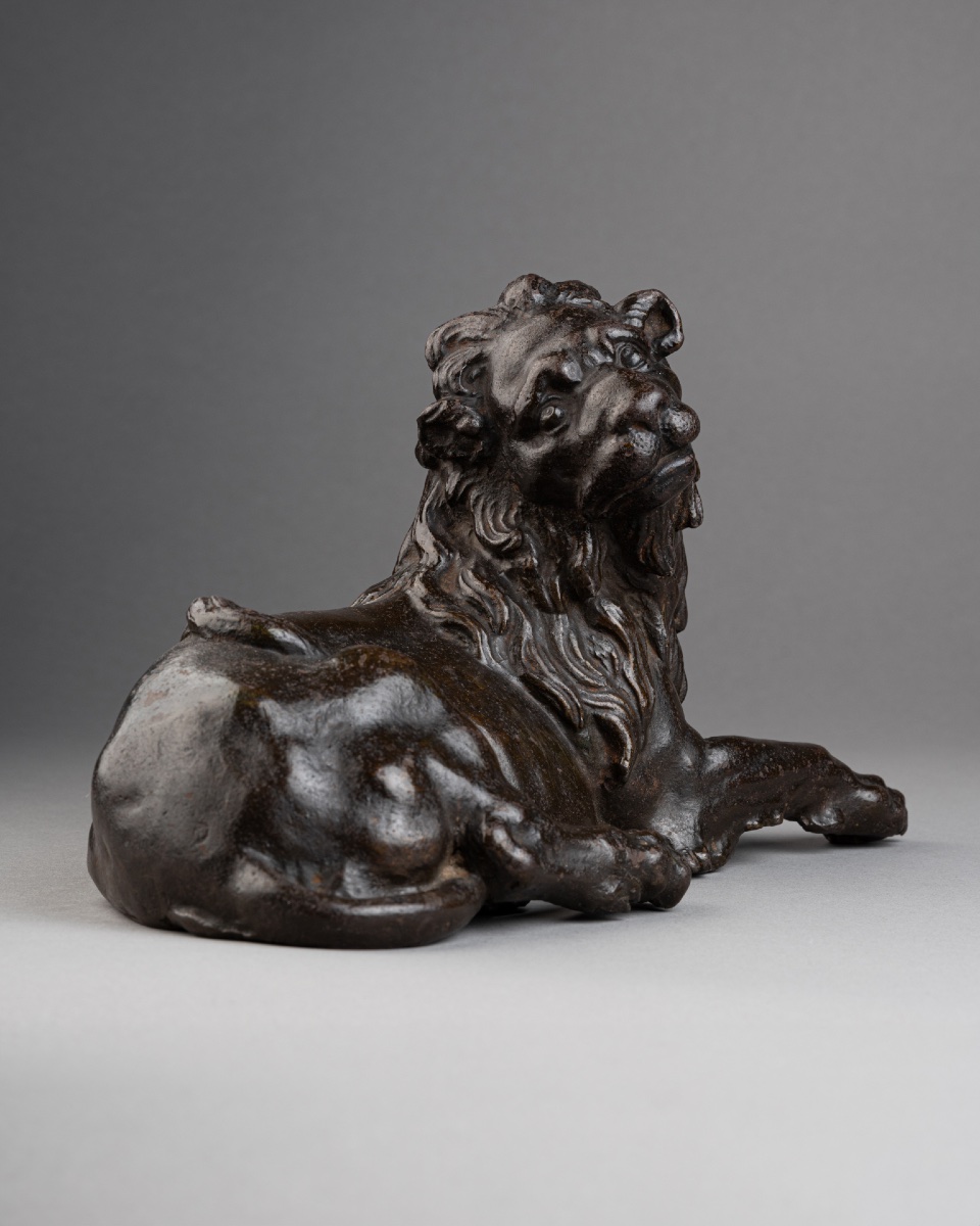 Lion couché - Italie centrale, XVIIe siècle-photo-3