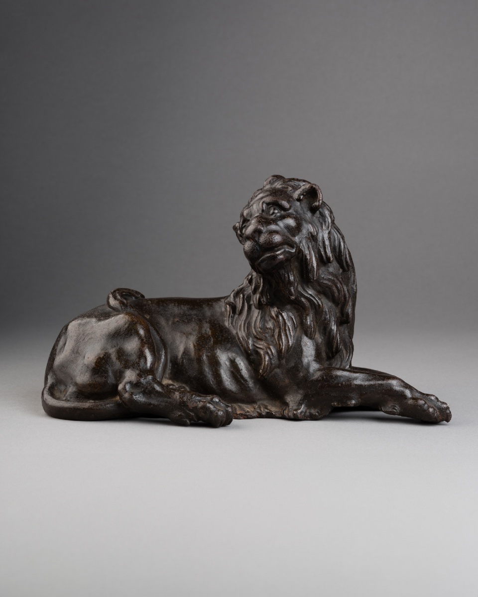 Lion couché - Italie centrale, XVIIe siècle-photo-4