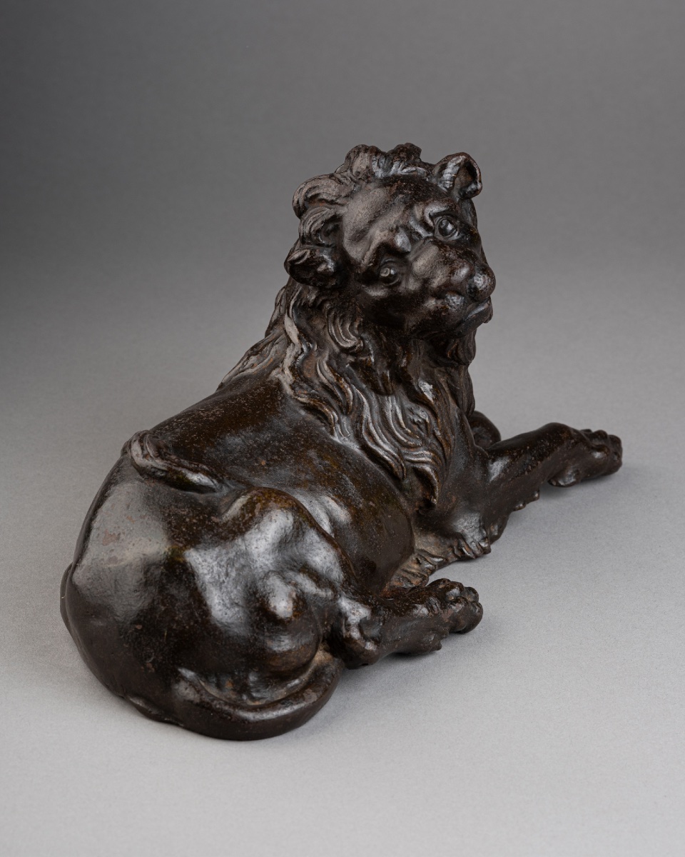 Lion couché - Italie centrale, XVIIe siècle