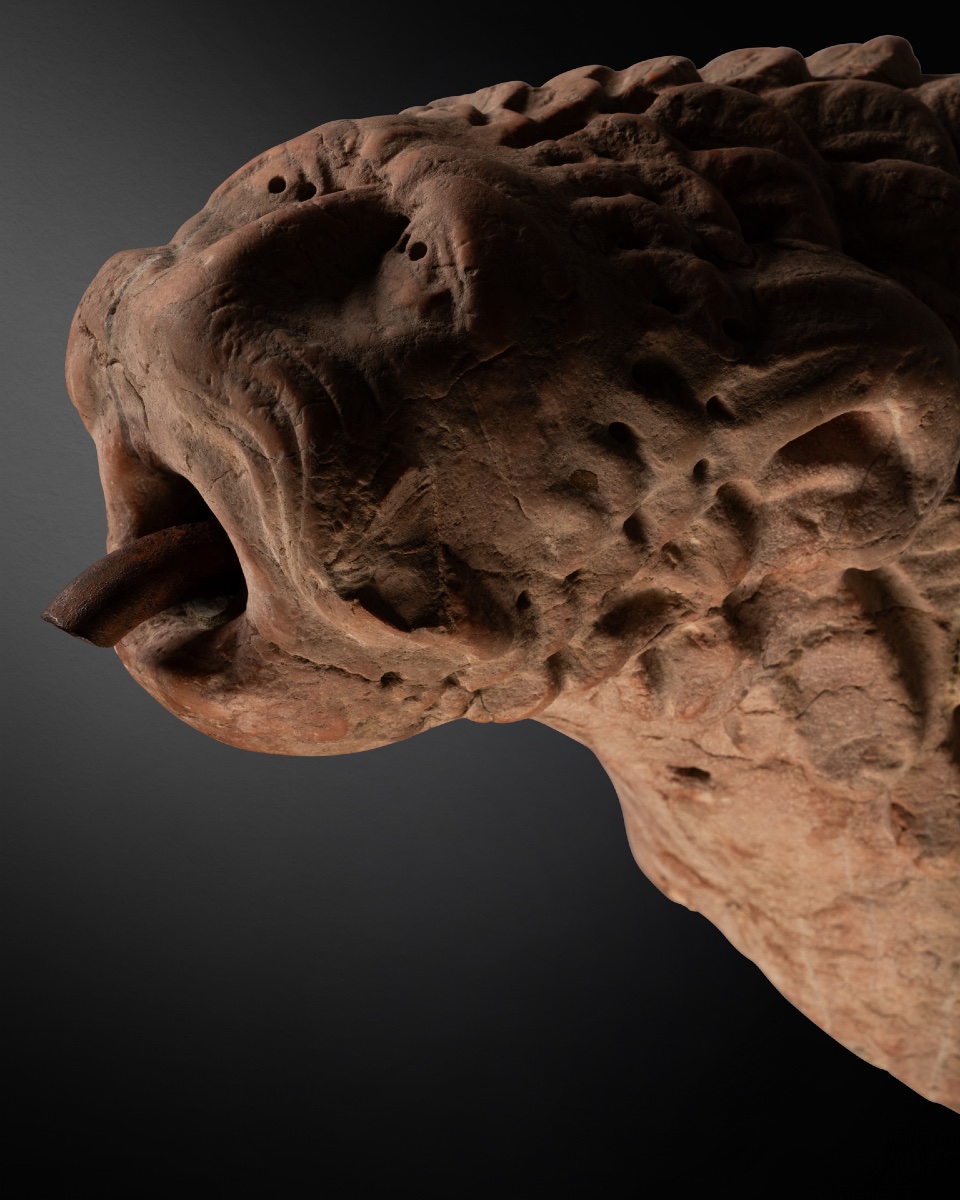 Romanesque Lion Protome - Italy, 12th Century-photo-2