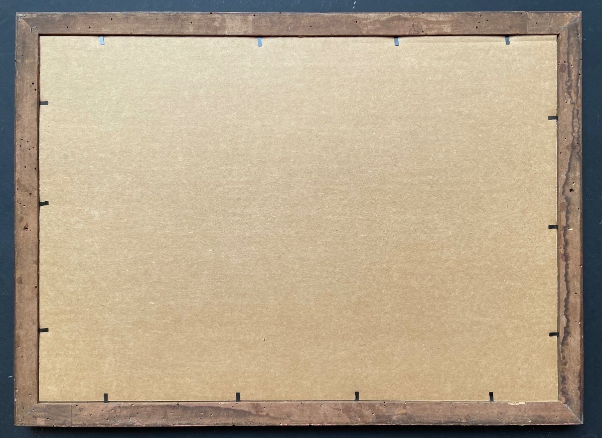 Aquarelle De Jules Zingg (1882-1942)  - Jura-photo-2