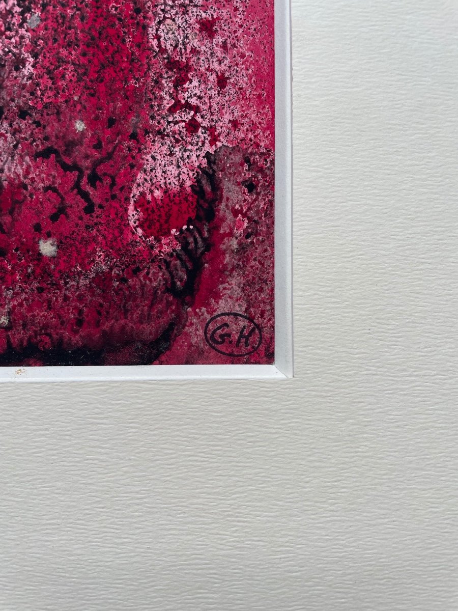 Georges Hugnet (1904-1974) Surréaliste , Encre Sur Papier-photo-4