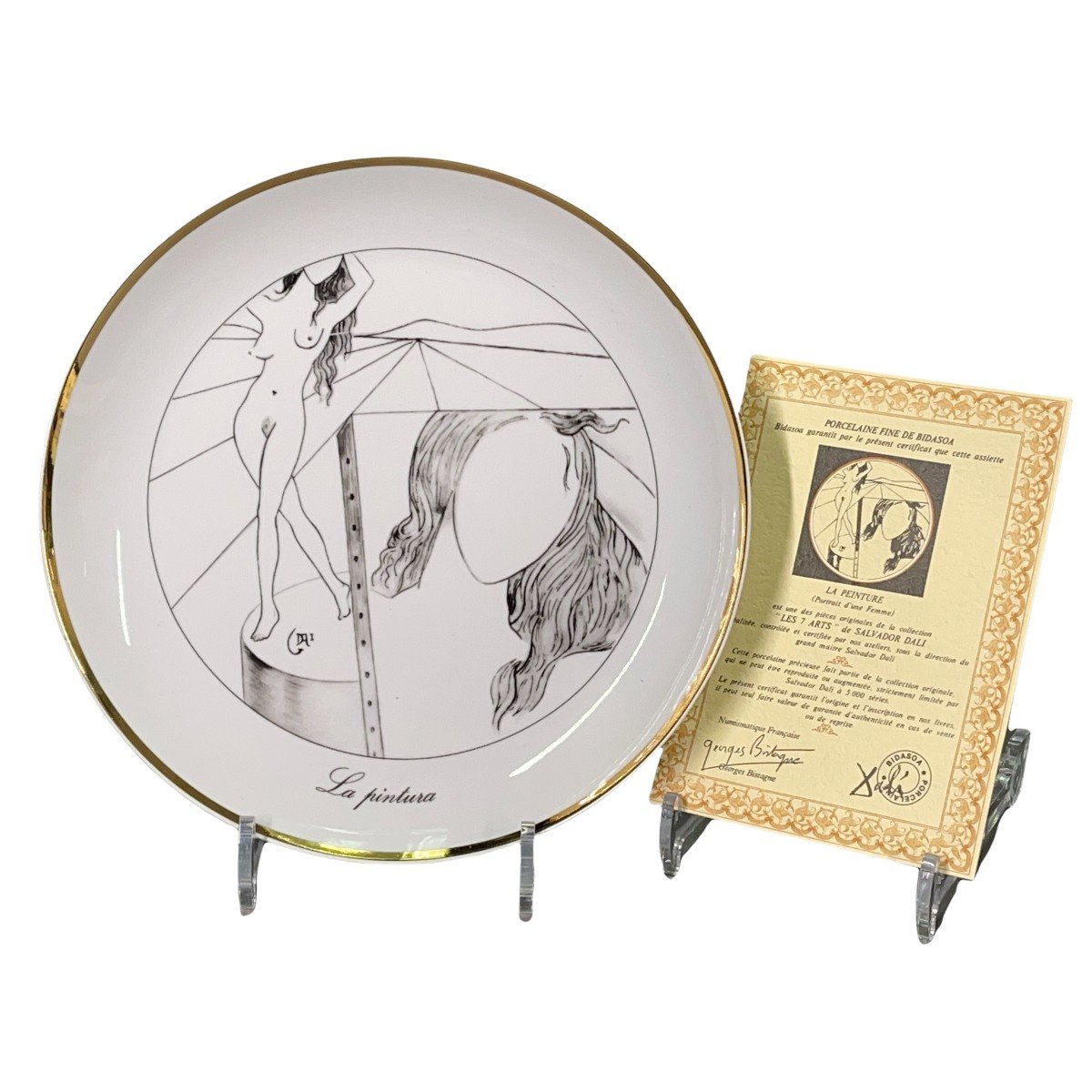 Assiettes Les 7 Arts De Salvador Dali-photo-4