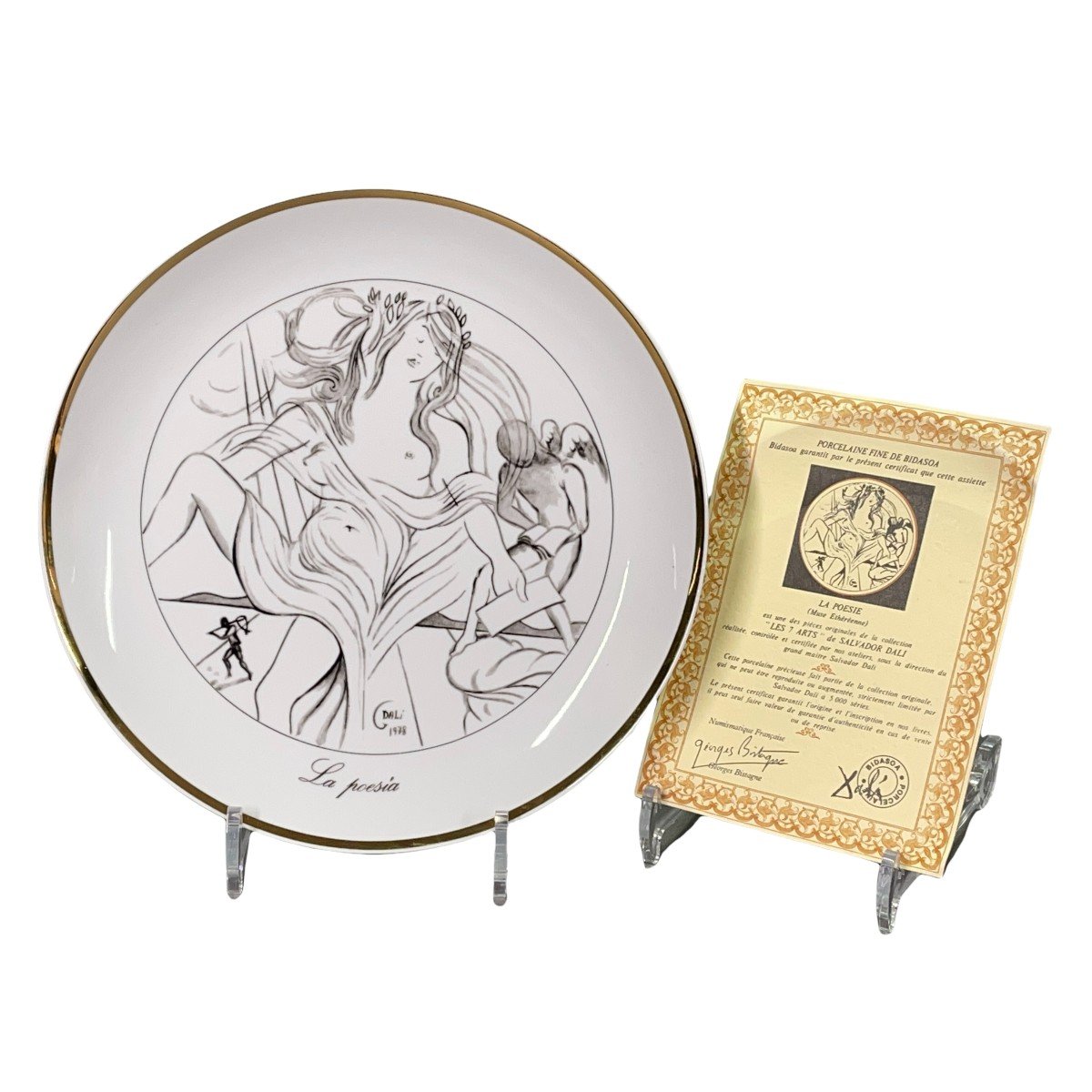 Assiettes Les 7 Arts De Salvador Dali-photo-7